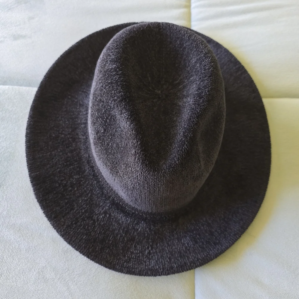EUC FOLDABLE Timeless Fedora Style Black Hat, One Size